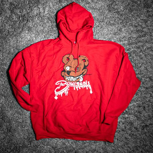 Red Bourgeois Hoodie ( Glow in the Dark )